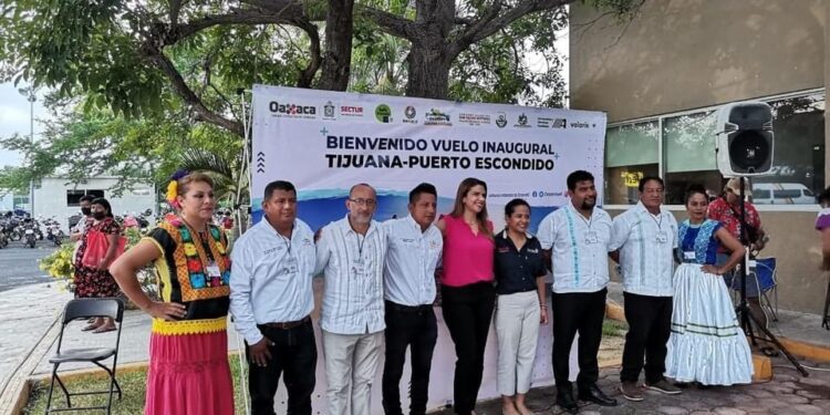 Volaris inauguraron el vuelo Tijuana – Puerto Escondido – Tijuana,