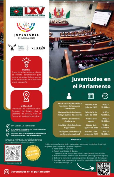comienza el taller legislativo "Juventudes en el parlamento"
