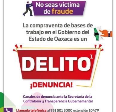 Pide Administración denunciar venta de plazas