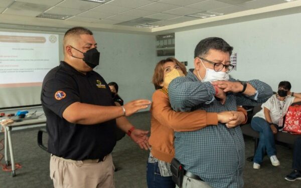 aprendieron técnicas de atención inmediata a una persona accidentada hasta la llegada de la asistencia médica.