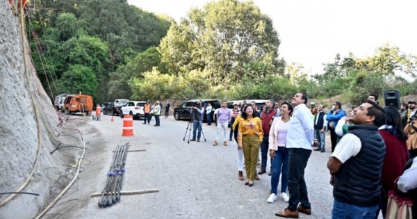 Supervisa Cuauhtémoc Blanco obras en proceso para el municipio indígena de Hueyapan