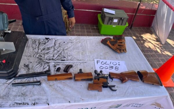 Canjeó 14 armas de fuego y más de 430 cartuchos útiles