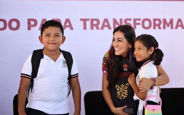 *Dotando a las niñas y niños de lo más elemental se apoya a las familias, afirma Salgado Pineda.