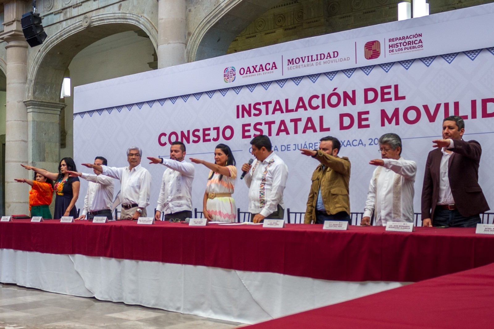    El Gobernador  tomó protesta a las y los integrantes del Consejo Estatal de Movilidad