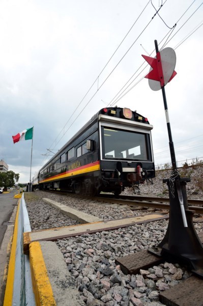 avance de la obra de ampliación del Tren Suburbano tramo Lechería-Aeropuerto
