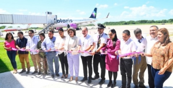 Volaris afirma que con vuelo se incentiva intercambio turístico, comercial y cultural entre ambas entidades