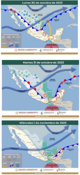Alerta Protección Civil por frente frío número 8