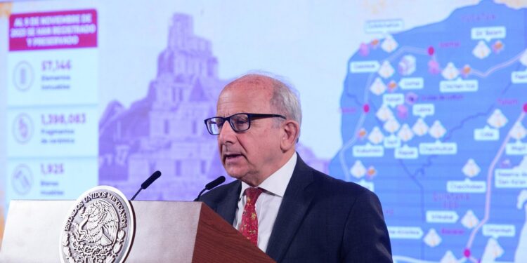INAH recupera más de 57 mil inmuebles arqueológicos a partir de la construcción del Tren Maya