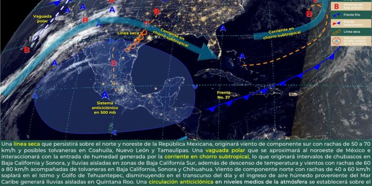 Se prevé un día con intensa radiación solar y nula probabilidad de lluvias, informa Protección Civil