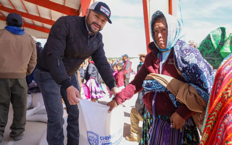 fueron entregadas 90 toneladas de granos a habitantes de varias comunidades de la región