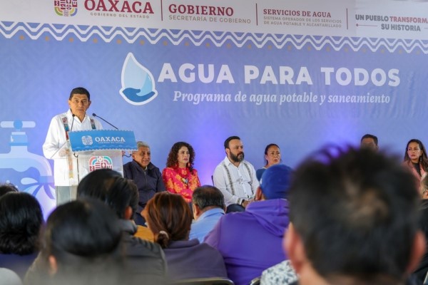 Programa de Agua Potable y Saneamiento para mitigar el desabasto del líquido en Oaxaca de Juárez y municipios conurbados  