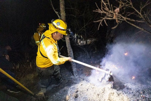 el paraje Cacalote del municipio de San Juan Bautista Guelache es reportado como controlado y liquidado.