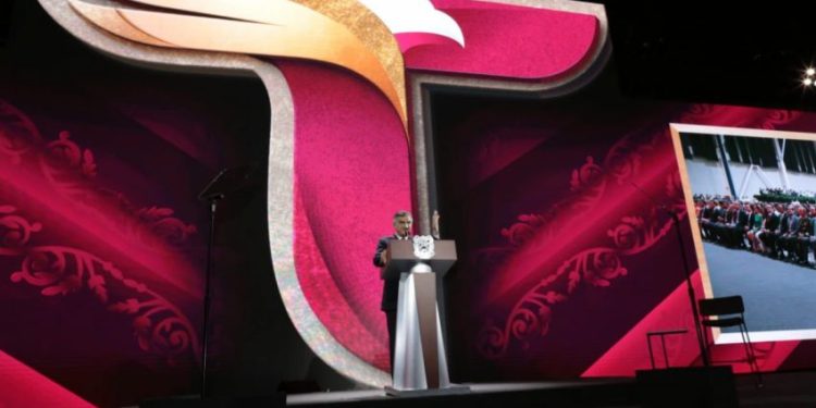 Rinde Américo Villarreal su Tercer Informe: Trabajo, resultados y transformación de Tamaulipas