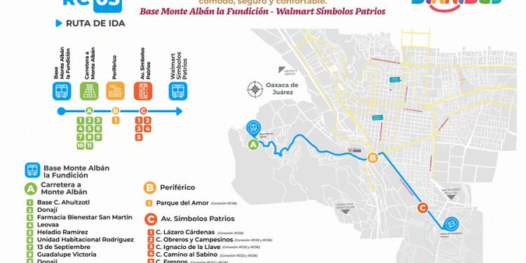 Consolida Gobierno de Oaxaca sistema de transporte urbano con BinniBus, movilidad para el bienestar