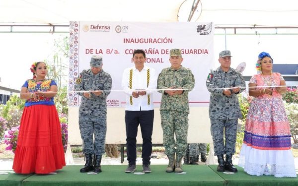 Impulsa Gobernador de Oaxaca seguridad y prosperidad del Istmo, con inauguración de cuartel de la Guardia Nacional