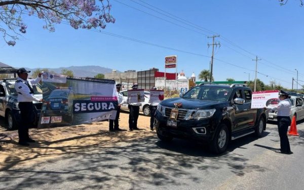 Refuerza Policía Vial Estatal acciones de concientización y seguridad durante Semana Santa
