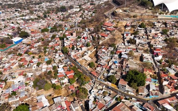 Rehabilita Gobierno de Oaxaca totalmente avenida Panorámica del Fortín