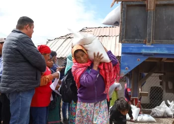 Entregan apoyos alimentarios a comunidades indígenas de Guazapares