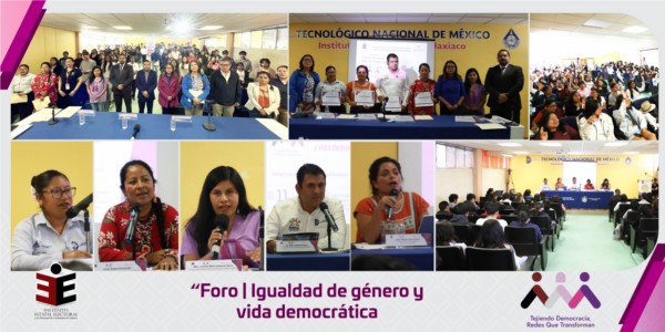 Realiza IEEPCO foro sobre igualdad de género y vida democrática