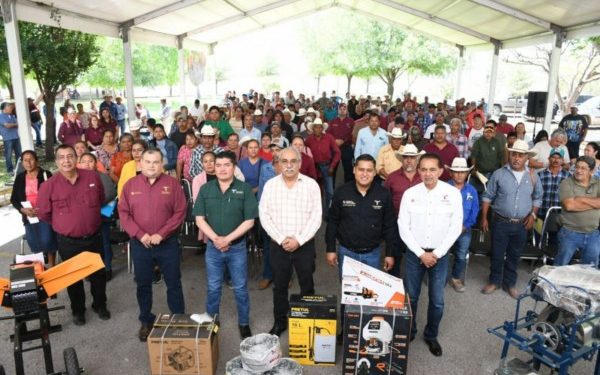 Impulsa Gobierno de Tamaulipas al campo con entrega de implementos agrícolas